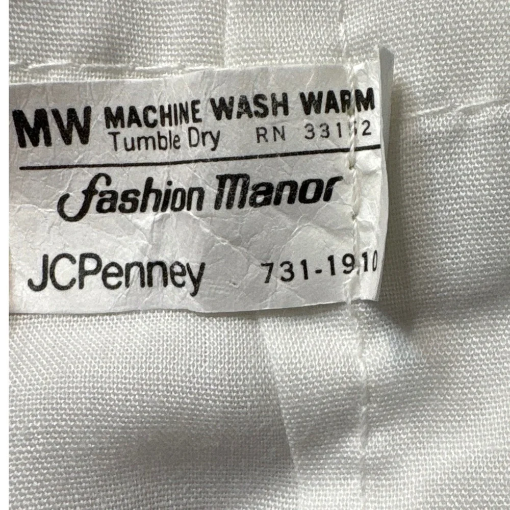Fashion Manor JCPenney Vintage Floral Curtain Panel Colorful Flowers Mice‎ 1970s